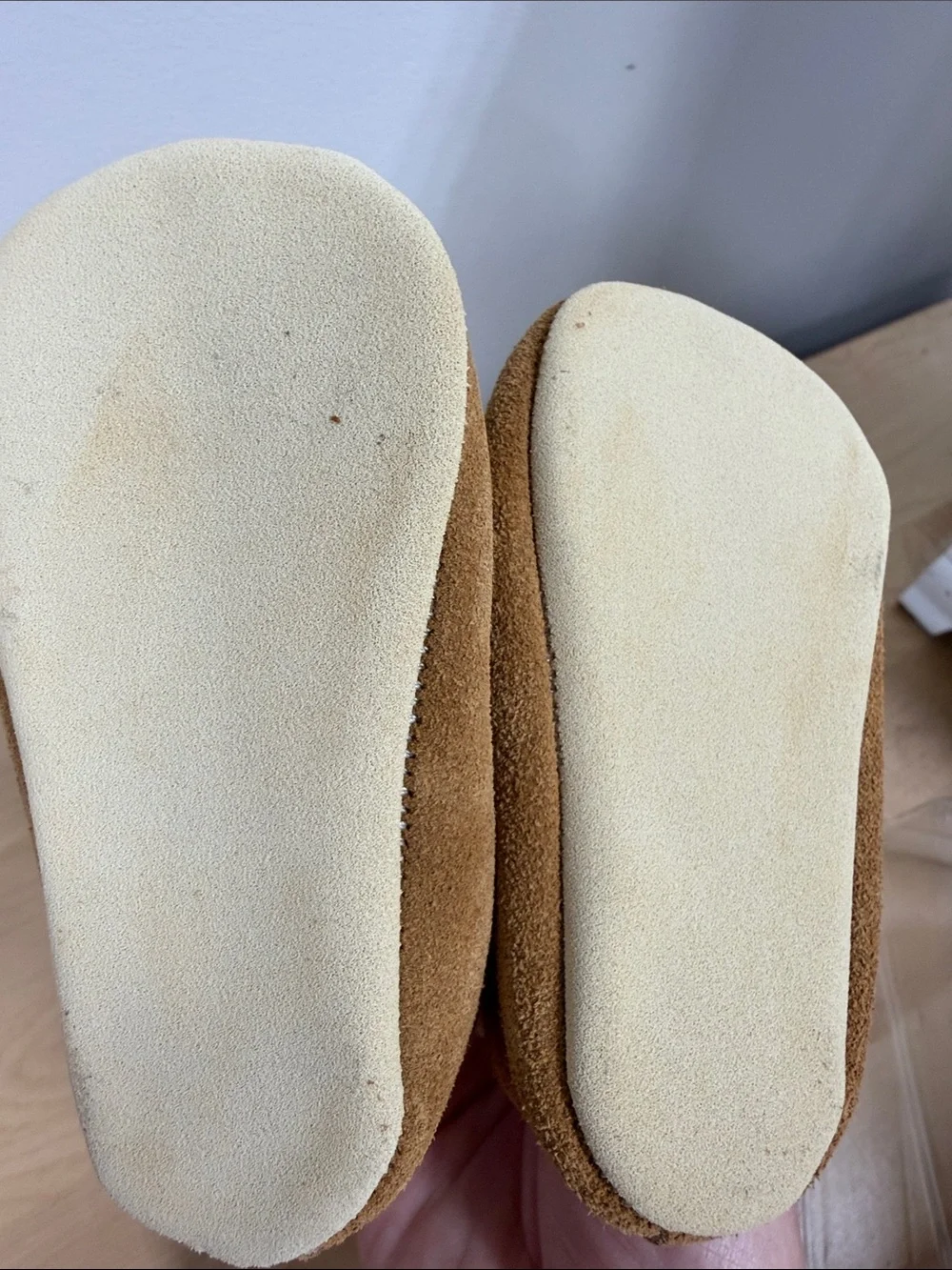 Baby Deer Tan Baby Walker Booties